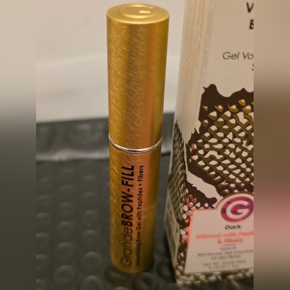 Grande BROW-FILLVolumizing Brow Gel with Fibers & Peptides Dark Sz 0.14 Oz - Picture 4 of 6